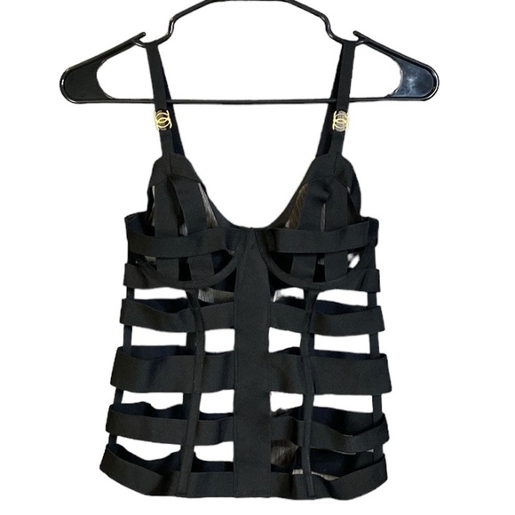 Victoria's Secret Bondage Corset in Black - Picture 2 of 6